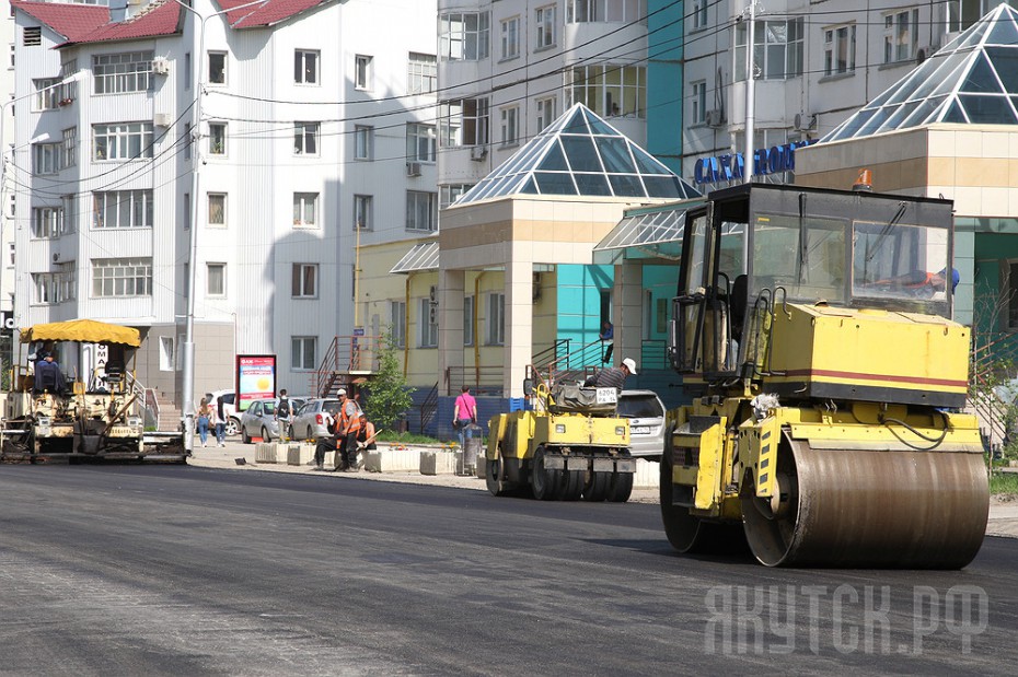 За пятилетку в Якутске отремонтирован 81 км дорог