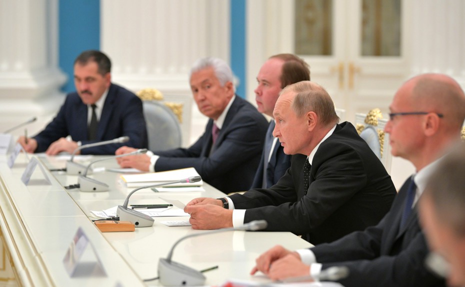 Владимир Путин встретился с избранными губернаторами