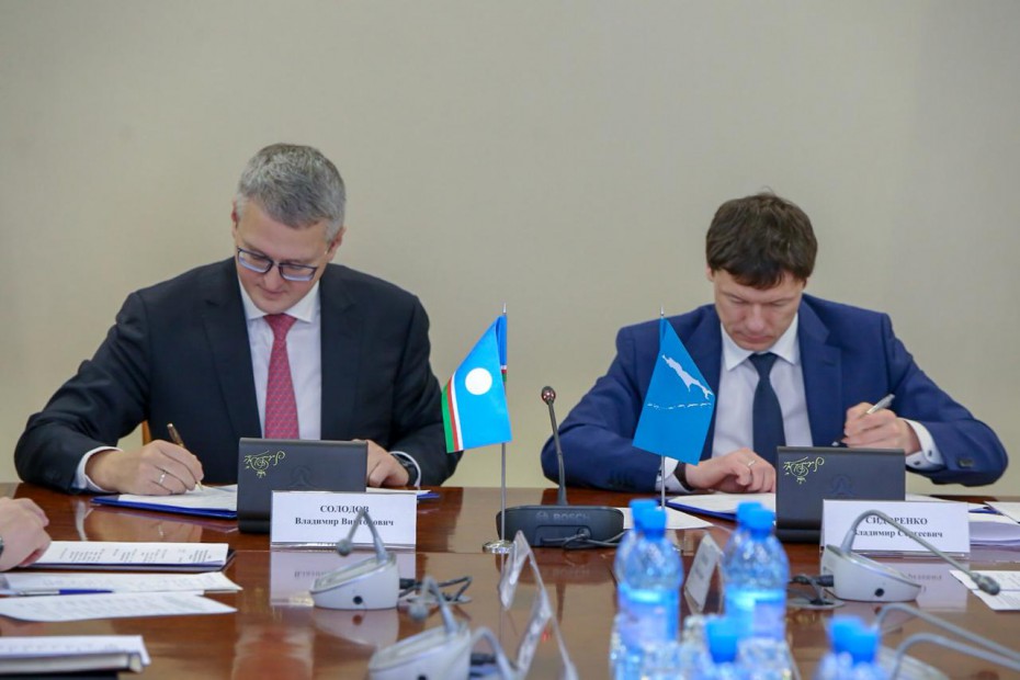 Подписано соглашение о сотрудничестве в различных сферах между Якутией и Сахалином