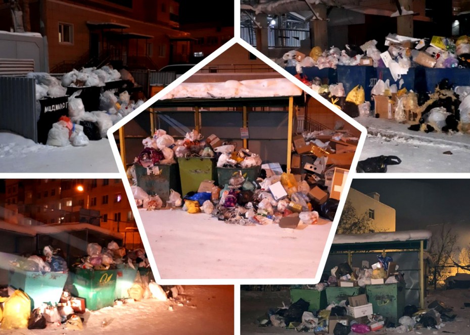 «В городе недостаточно чисто»: ио главы Якутска признал наличие проблемы с «Единым мусорным оператором»