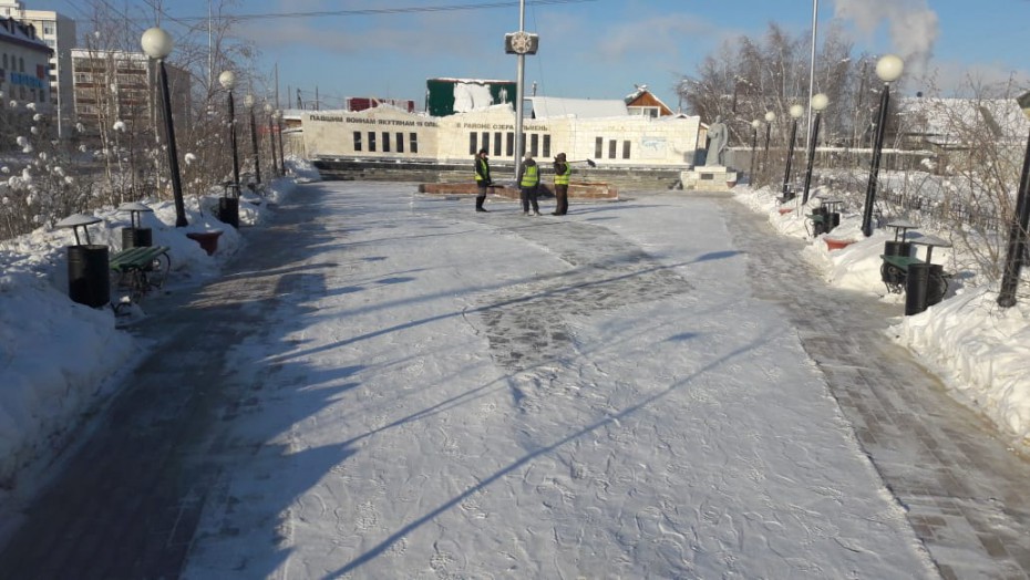За прошедшие сутки в Якутске вывезено 5713 кубометров снега