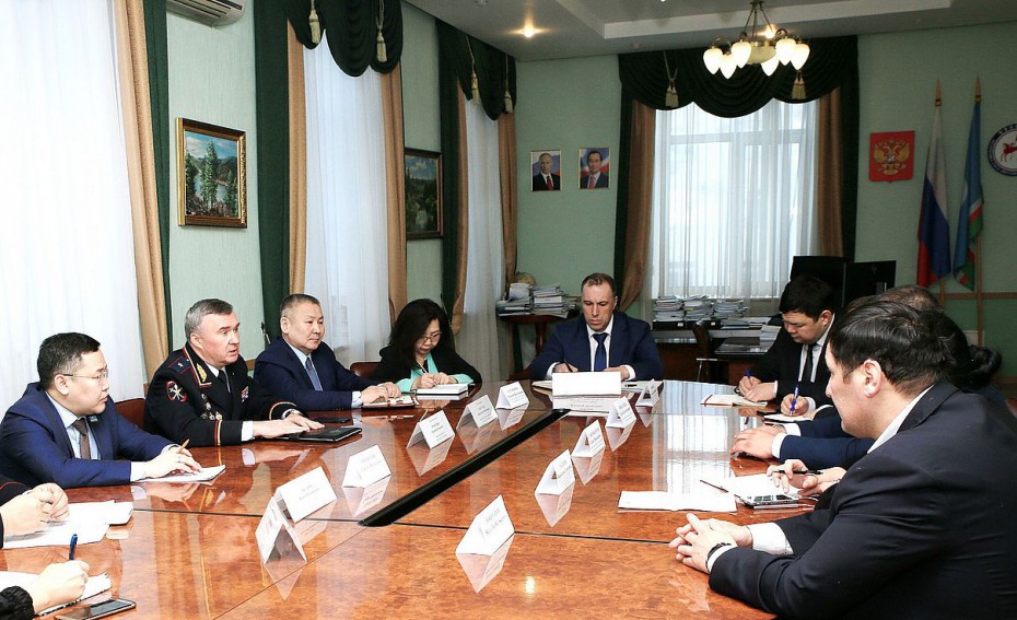 Министр внутренних дел по Якутии Владимир Прокопенко встретился с делегацией из Кыргызской Республики
