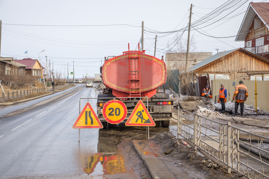 Плановые дорожные работы в Якутске продолжаются в штатном режиме