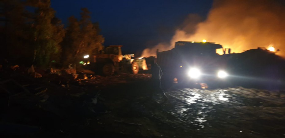 Владимир Федоров: Возгорание свалки в селе Маган локализовано