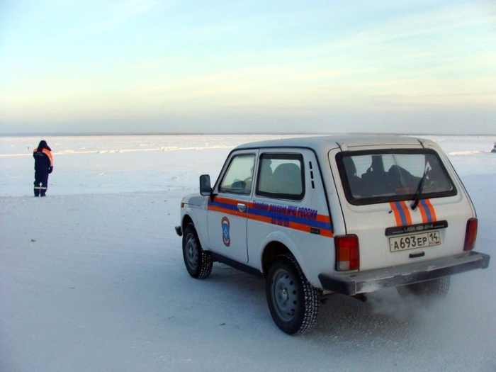 Допущено понижение грузоподъемности на шести ледовых переправах в Якутии