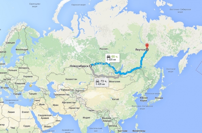 Сорвалась попытка транспортировки 2000 литров спирта за пять тысяч километров из Новосибирска в Якутск
