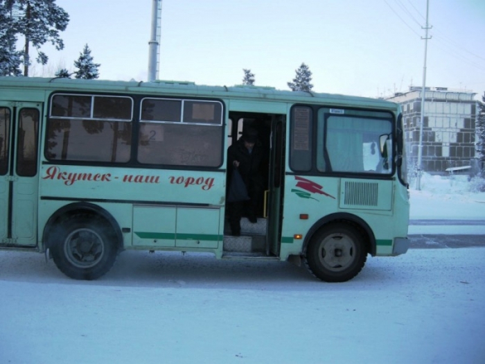 Как будут ходить автобусы в Якутске с 1 по 11 января 2016 года