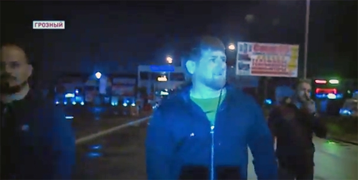Рамзан Кадыров прогулялся по ночному Грозному и проверил обстановку в городе