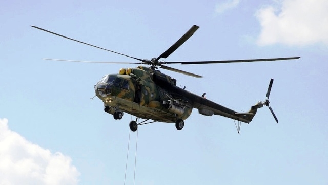 Между Олекминским и Мирнинским районом Якутии упал вертолет. Есть пострадавшие