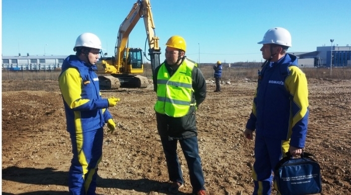 Представители Якутии посетили экскаваторный завод Комацу в Ярославле