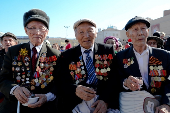 Полевая кухня, полуторка и ППШ - ветеранов чествовали на "Весне победы" (+фото)