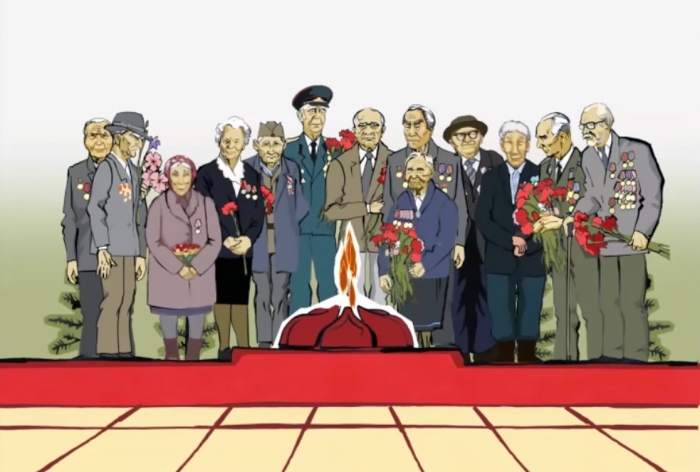 Мультипликационные ролики к 70 летию Победы Роберта Лабидаса