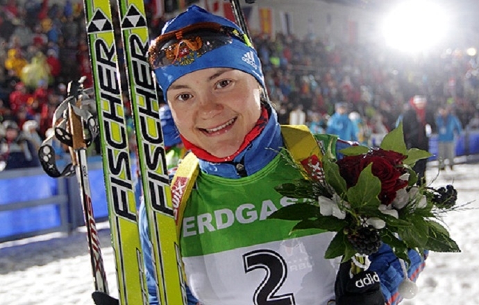 Россиянка Екатерина Юрлова стала чемпионкой мира по биатлону