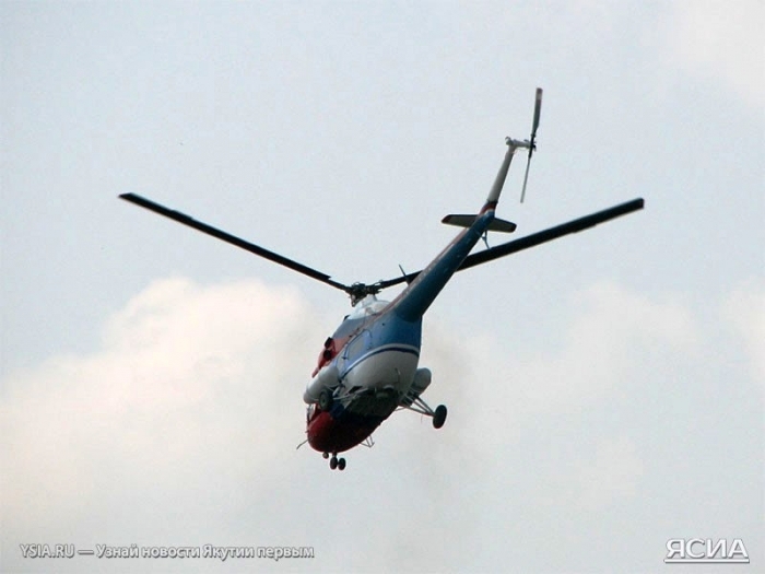 В сгоревшем в Якутии вертолете находилась делегация правительства республики