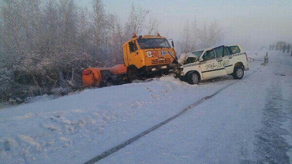В результате ДТП с бензовозом близ Жатая погиб водитель «Тойоты-Суксид»