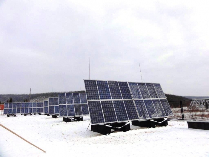 РАО ЭС Востока установила новую солнечную электростанцию в селе Верхняя Амга
