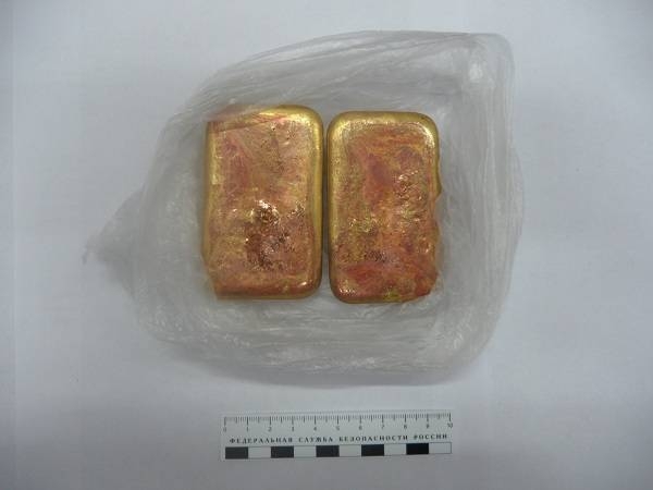 ФСБшники изъяли золото на 68 млн рублей