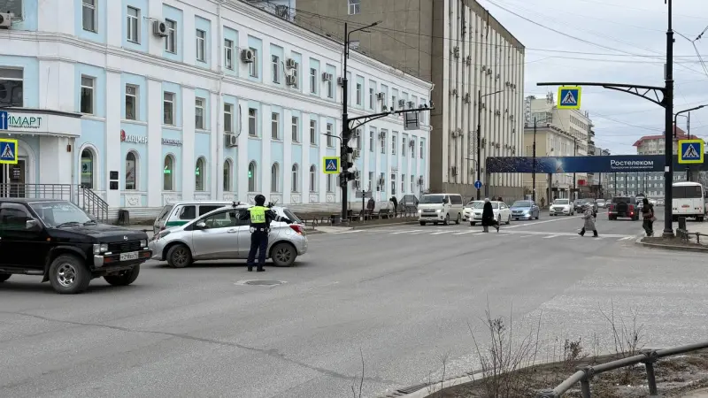 В Якутске на участке Ленина — Курашова не работают светофоры
