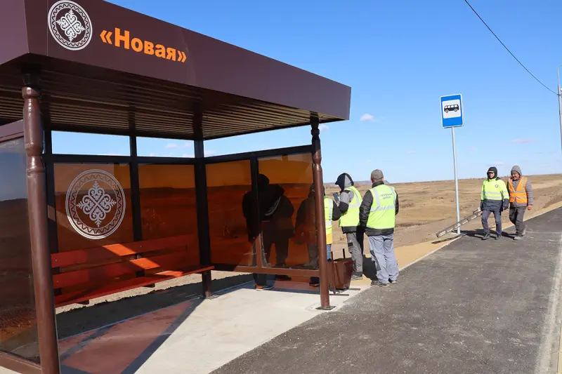 Завершается капитальный ремонт  подъездной дороги к Кангалассам