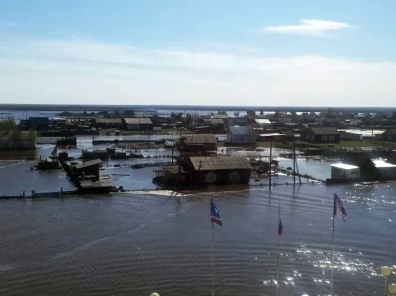 Село Октемцы продолжает затапливать