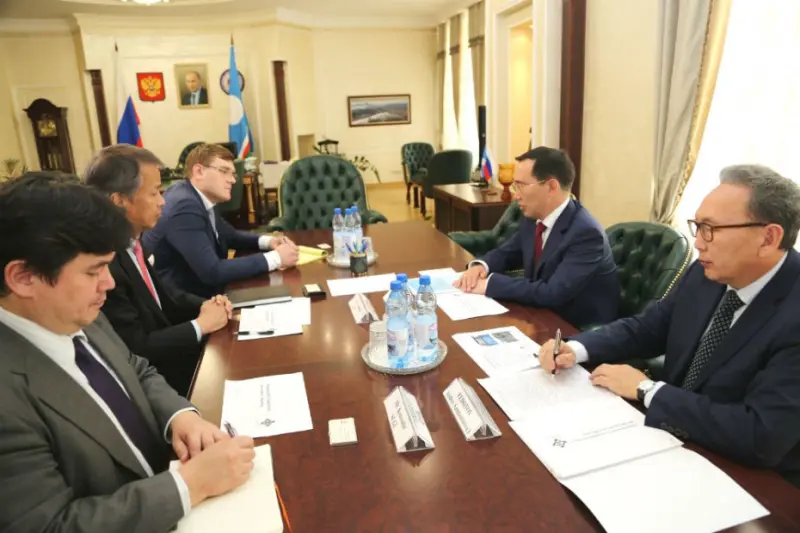 Айсен Николаев провел переговоры с корпорацией Мицуи