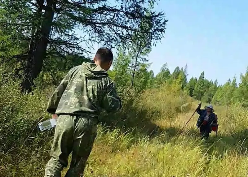 Женщину потерявшуюся в тайге нашли невредимой