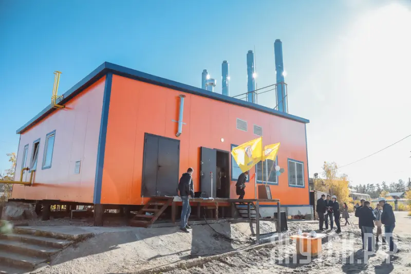В Сайсарском округе Якутска состоялось открытие новой котельной