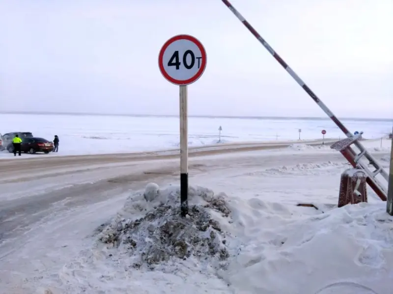 До 40 тонн увеличена грузоподъемность ледового автозимника Р-504 «Колыма»