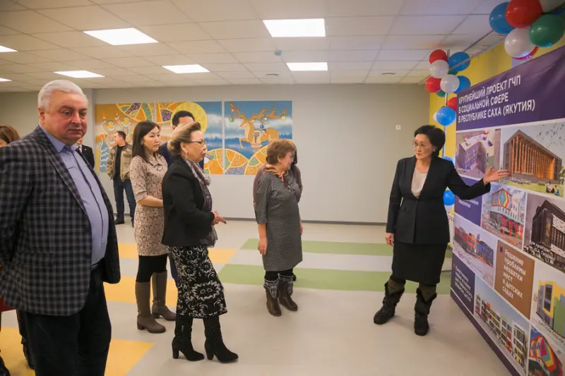 Галина Данчикова и  Сардана Авксентьева встретилась с жителями Тулагино-Кильдямского наслега