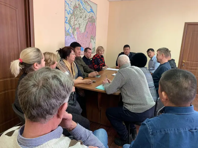 В Сайсарском округе провели собрание по установке противопожарных датчиков