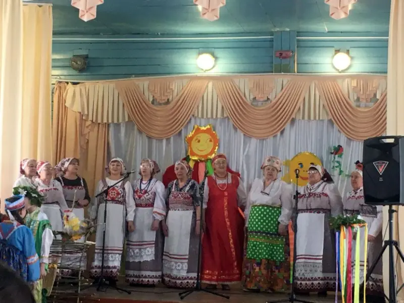 Село Табага встречала гостей в честь Масленицы