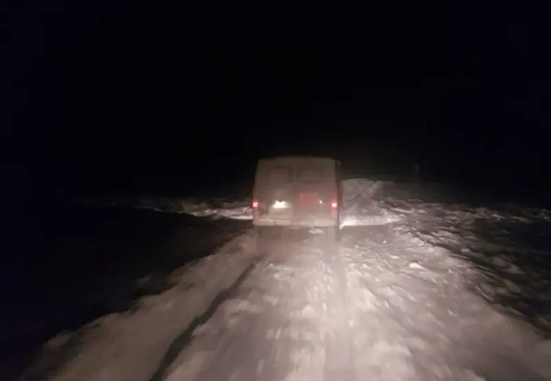 Метель не стала препятствием для спасения девушки в Верхневилюйском районе
