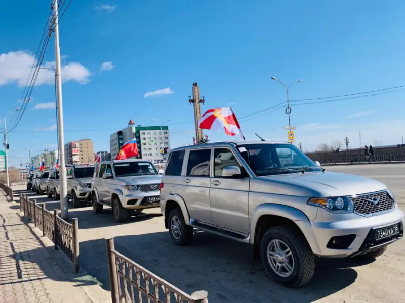 Автопробег «Вахта памяти. Сыны Великой Победы» состоялся в Якутске