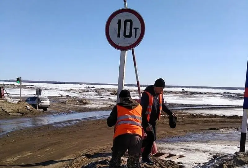 Снижение грузоподъемности до 10 тонн на 5 переправах республики