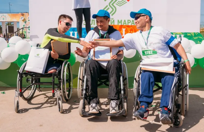 Инклюзивный забег на «Зелёном марафоне»