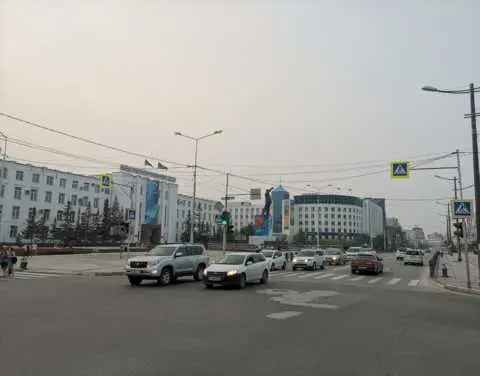 Запах дыма в Якутске в основном связан с пожарами в зоне контроля лесных пожаров на территории соседних регионов