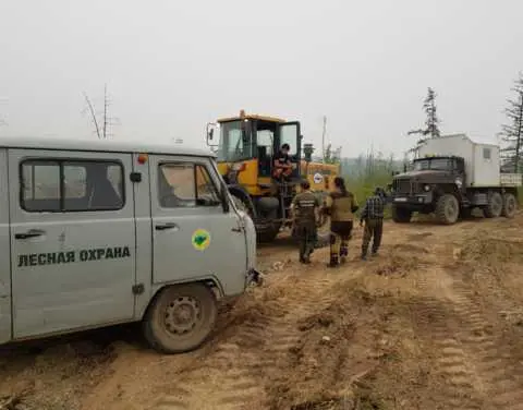 Ситуация с лесными пожарами в Верхоянском и Ленском районах стабилизировалась