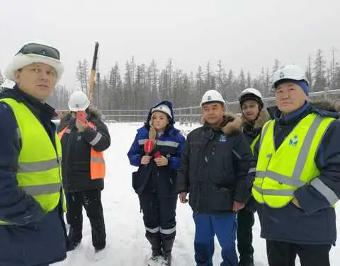 Сахамин Афанасьев проинспектировал строительство газопровода «Сила Сибири»