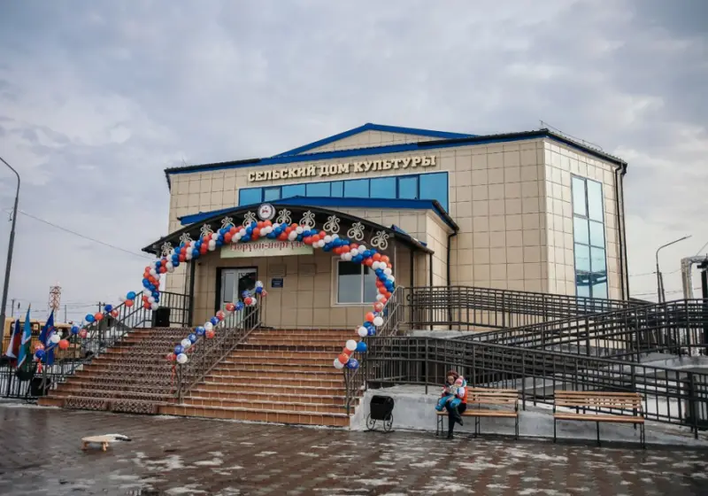 Торжественное открытие дома культуры в селе Дикимдя Горного улуса