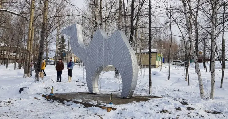 Верблюжонок в Алдане