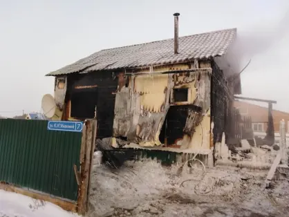 В Нюрбе после пожара найдены тела женщины и ее дочери
