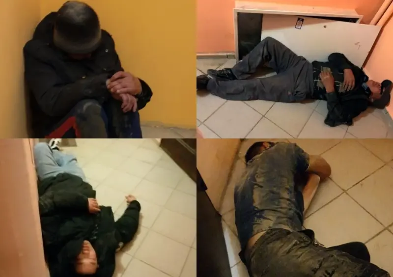 Фотофакт: Новый дом по соседству с рестораном «Сунгари» превратился в ночлежку для пьянчуг