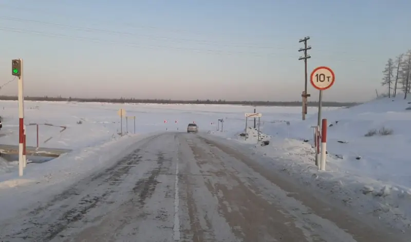 На ледовых переправах  увеличена грузоподъемность