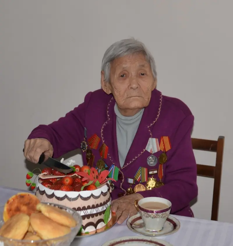 Ветерану тыла Дарии Алексеевой исполнилось 95 лет