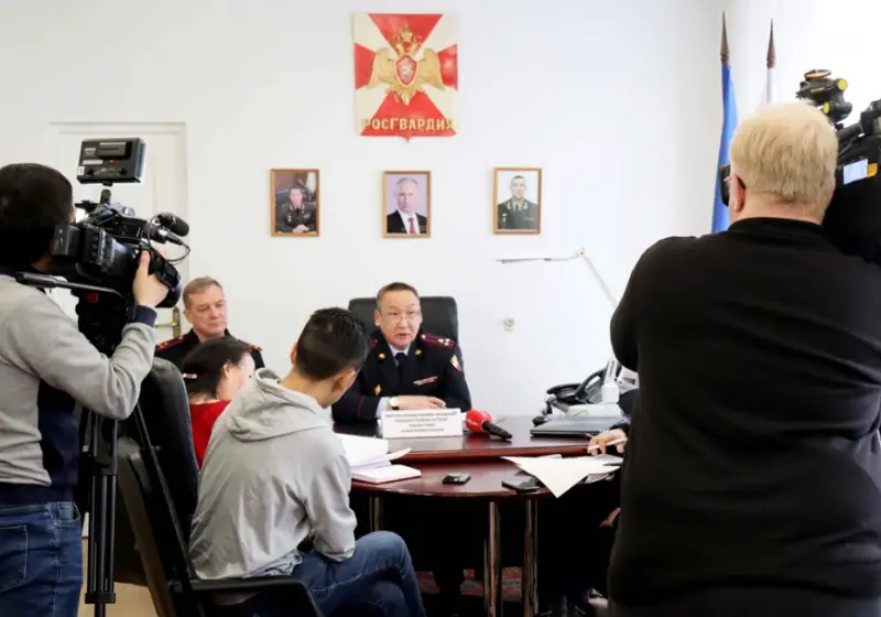 В Управлении Росгвардии по Республике Саха состоялась пресс-конференция руководящего состава по итогам работы за 2019 год