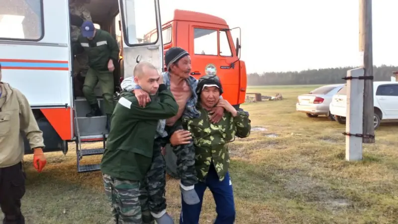 75 летний дедушка был спасен в Намском районе при помощи БПЛА с тепловизором