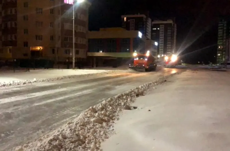 За двое суток с городских улиц вывезено 6 тысяч кубометров снега