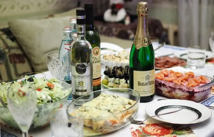 В Якутии один из дорогих наборов продуктов для новогоднего стола на Дальнем Востоке