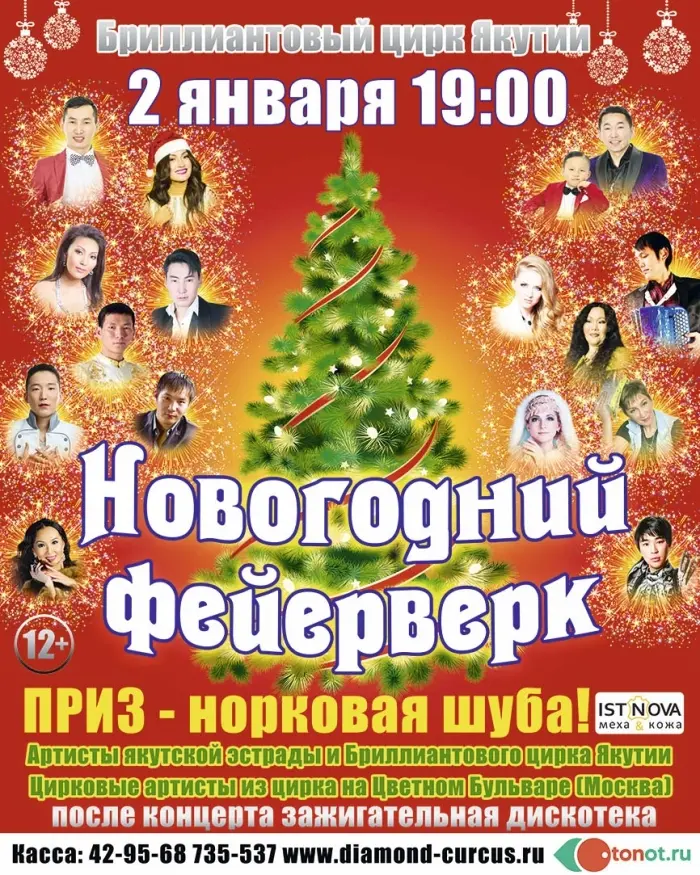 Новогодние представления Сахацирка