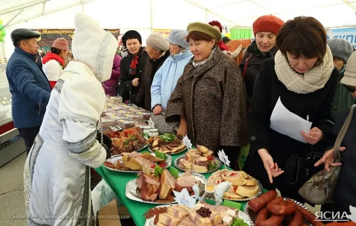 На ярмарке «Идэһэ» натуральная свежая местная продукция